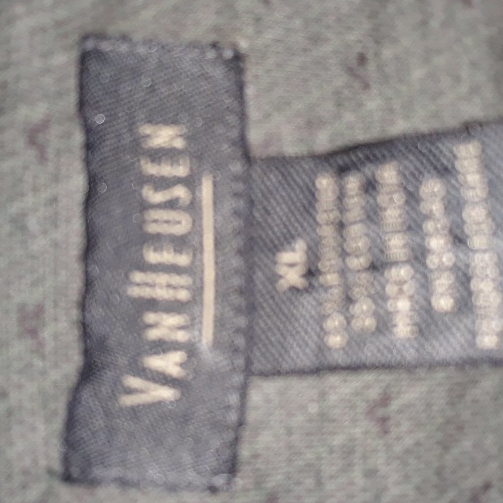 Van Heusen Men's grey print polo shirt - Picture 5 of 10
